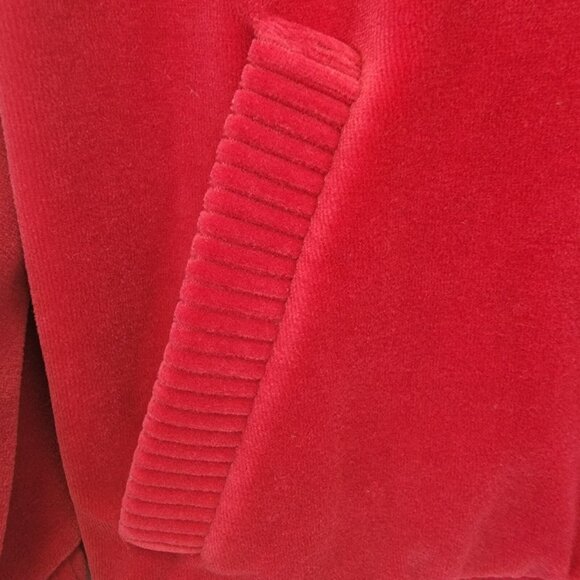 Jones New York Cardigan Signature Petite Red‎ Top Long Sleeve Sweater Size PS - Picture 5 of 8